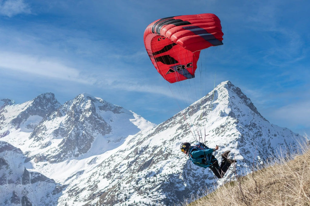 Ozone Arc (Speedwing Ski launch and foot launch)